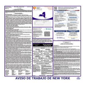 New York Labor Law Poster Spanish