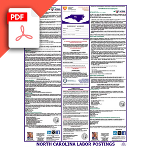 North Carolina Labor Law Poster PDF Download
