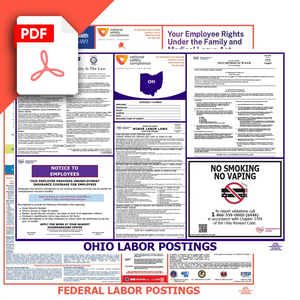 Ohio & Federal Labor Law Posters PDF Downloads