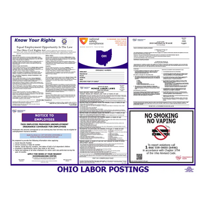 Ohio Labor Law Poster English