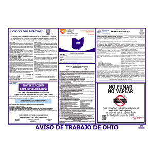 Ohio Labor Law Poster Spanish