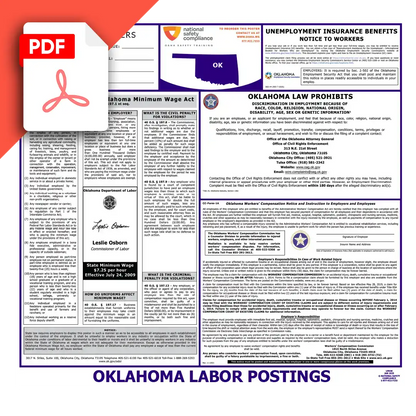 Oklahoma Labor Law Poster PDF Download