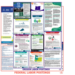 Oregon and Federal Labor Law Posters English