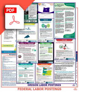 Oregon & Federal Labor Law Poster PDF Download