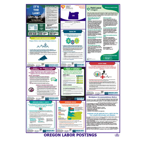 Oregon Labor Law Poster English