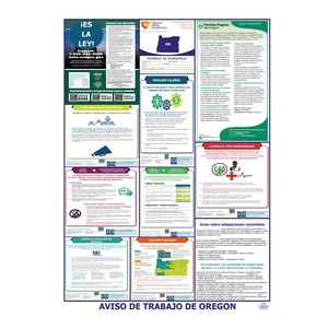 Oregon Labor Law Poster Spanish