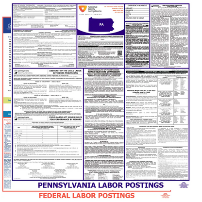 Pennsylvania & Federal Labor Law Posters English