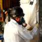 Respirable Crystalline Silica Streaming Man with Respirator