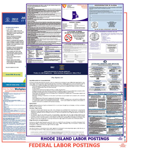 Rhode Island & Federal Labor Law Posters English
