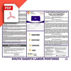 South Dakota Labor Law Poster PDF Download