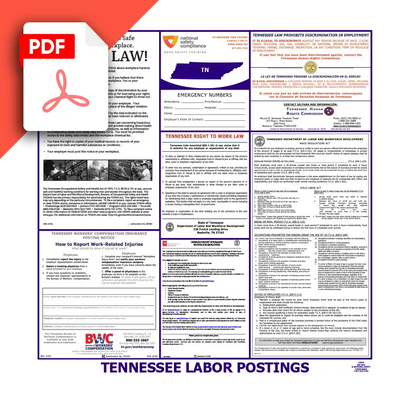 Tennessee Labor Law Posters PDF Download