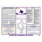 Texas Labor Law Poster Spanish