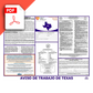 Texas Spanish Labor Law Poster PDF Download