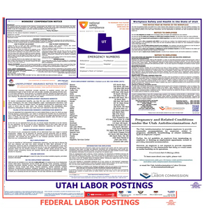 Utah & Federal Labor Law Posters English
