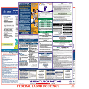 Vermont & Federal Labor Law Posters English