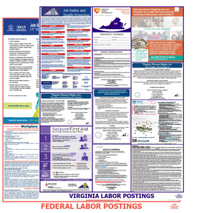 Virginia & Federal Labor Law Posters English