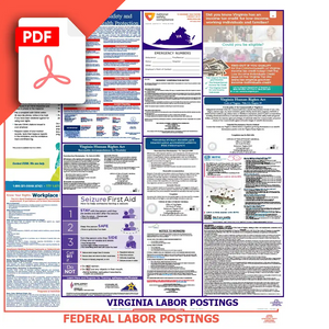 Virginia & Federal Labor Law Posters PDF Downloads
