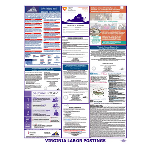 Virginia Labor Law Poster English