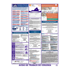 Virginia Labor Law Poster Spanish