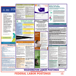 Washington & Federal Labor Law Posters English