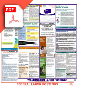 Washington & Federal Labor Law Posters PDF Downloads