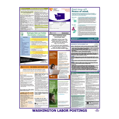 Washington Labor Law Poster English