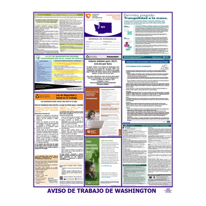 Washington Labor Law Poster Spanish