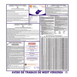 West Virginia Labor Law Poster Spanish