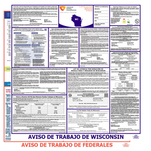 Wisconsin & Federal Labor Law Posters Spanish