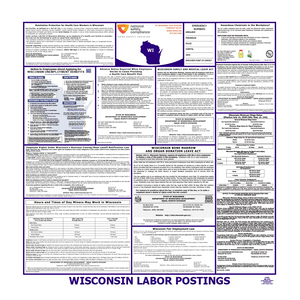 Wisconsin Labor Law Poster English
