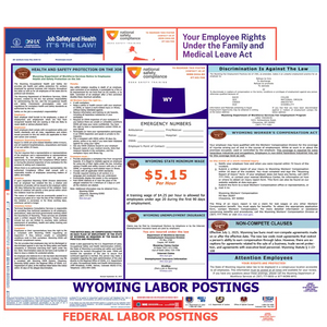 Wyoming & Federal Labor Law Posters English