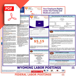 Wyoming & Federal Labor Law Posters PDF Downloads