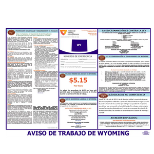 Wyoming Labor Law Poster Spanish