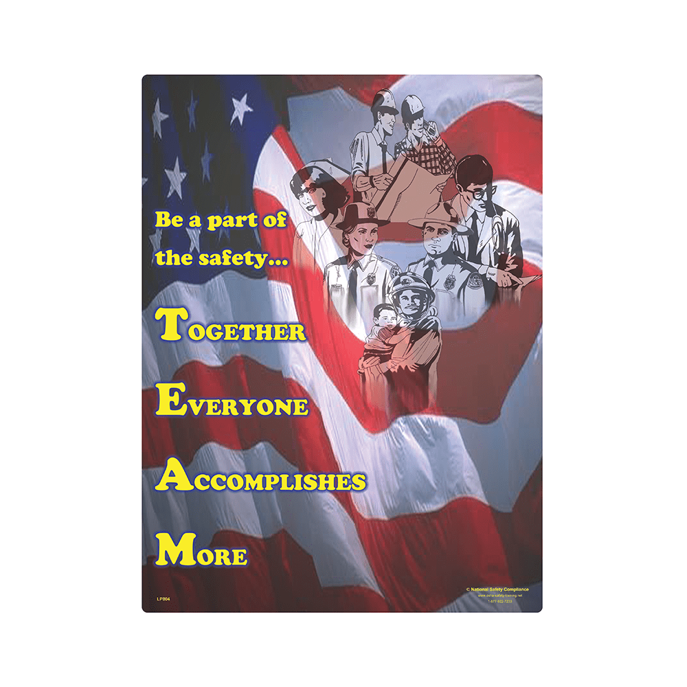 Be a Part of...TEAM Safety Poster