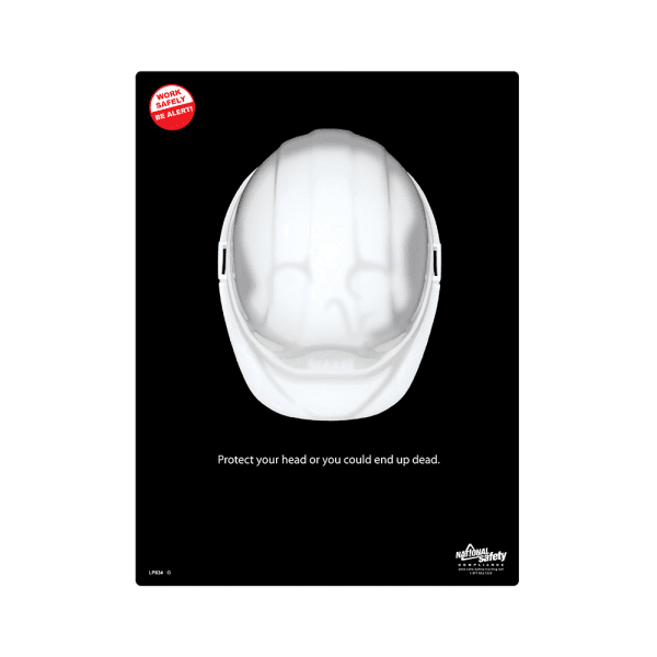 Protect Your Head Safety Poster