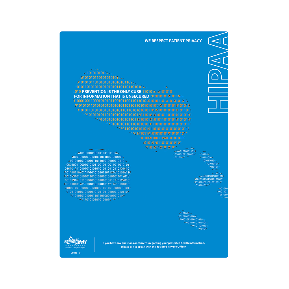 HIPAA Prevention is the Only Cure Poster