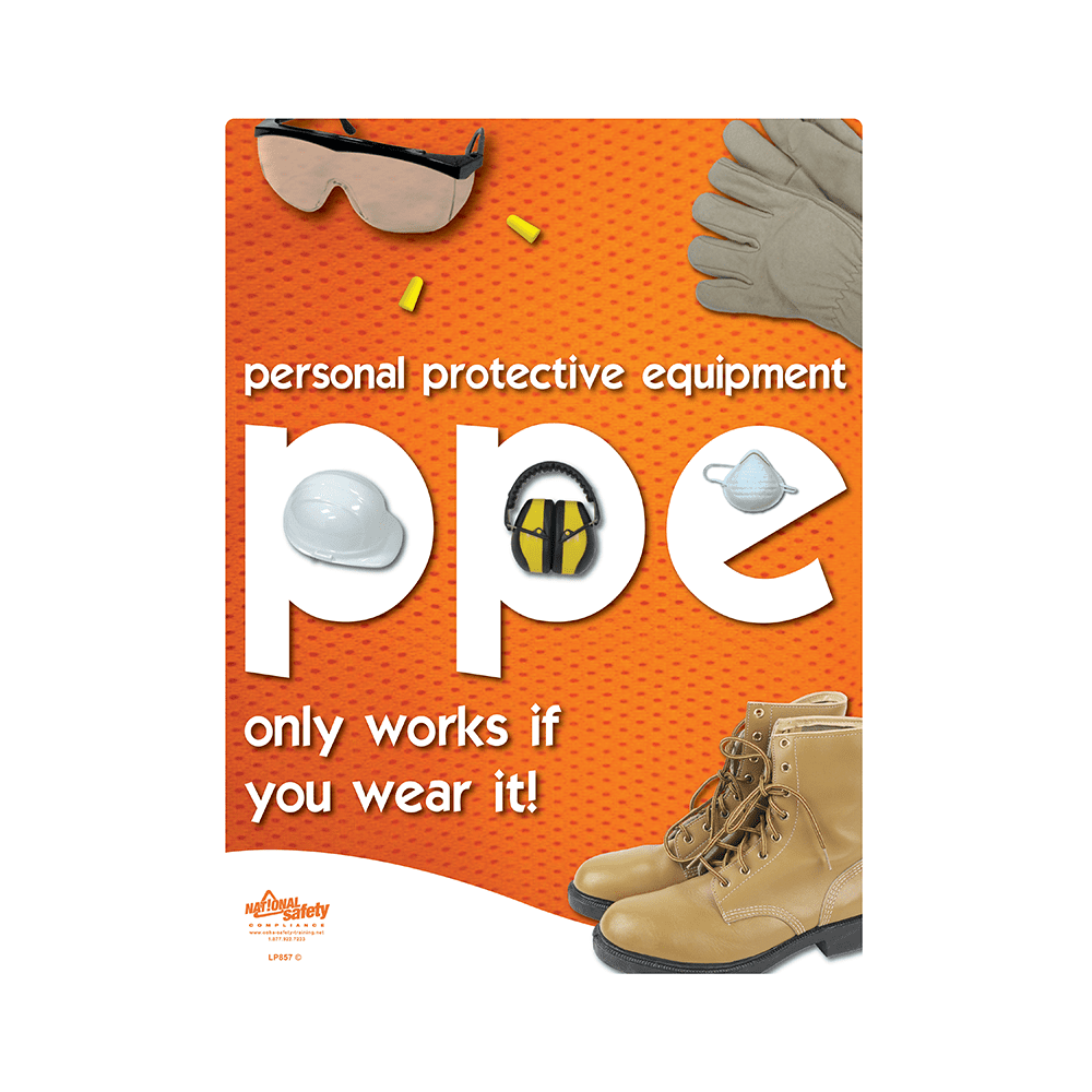 Personal Protective Equipment Safety Poster