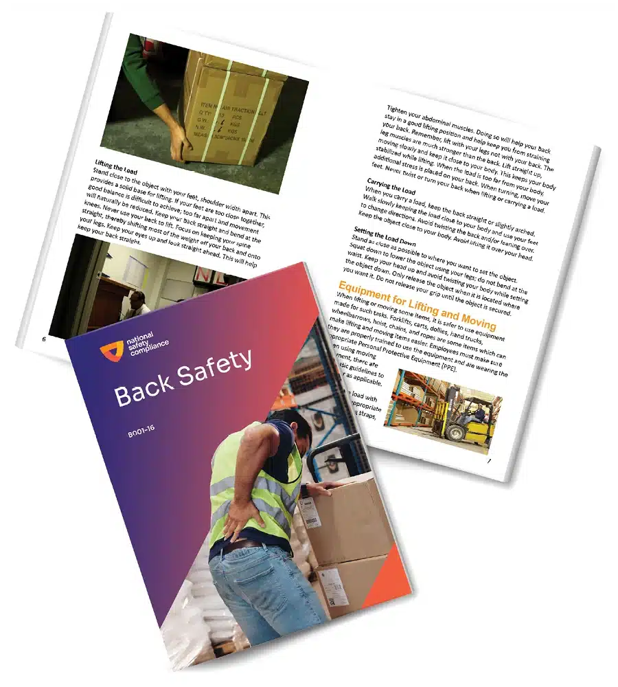 Back Safety Training Booklets (pkg of 10)