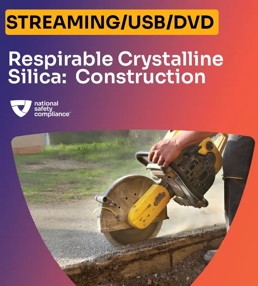 Respirable Crystalline Silica Safety for Construction Training Video Kit