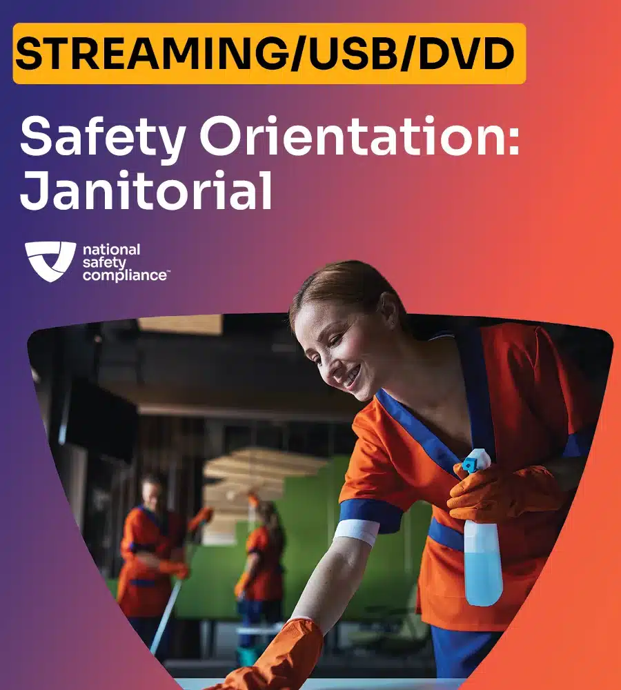 Safety Orientation - Janitorial Version Training Video Kit