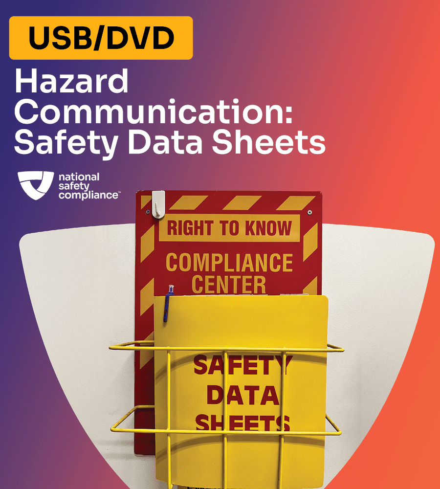 Hazcom Safety Data Sheets Training Video Kit