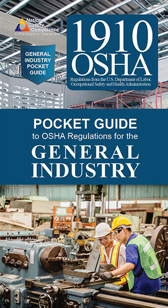 General Industry OSHA 1910 Pocket Guide (2023 ed)