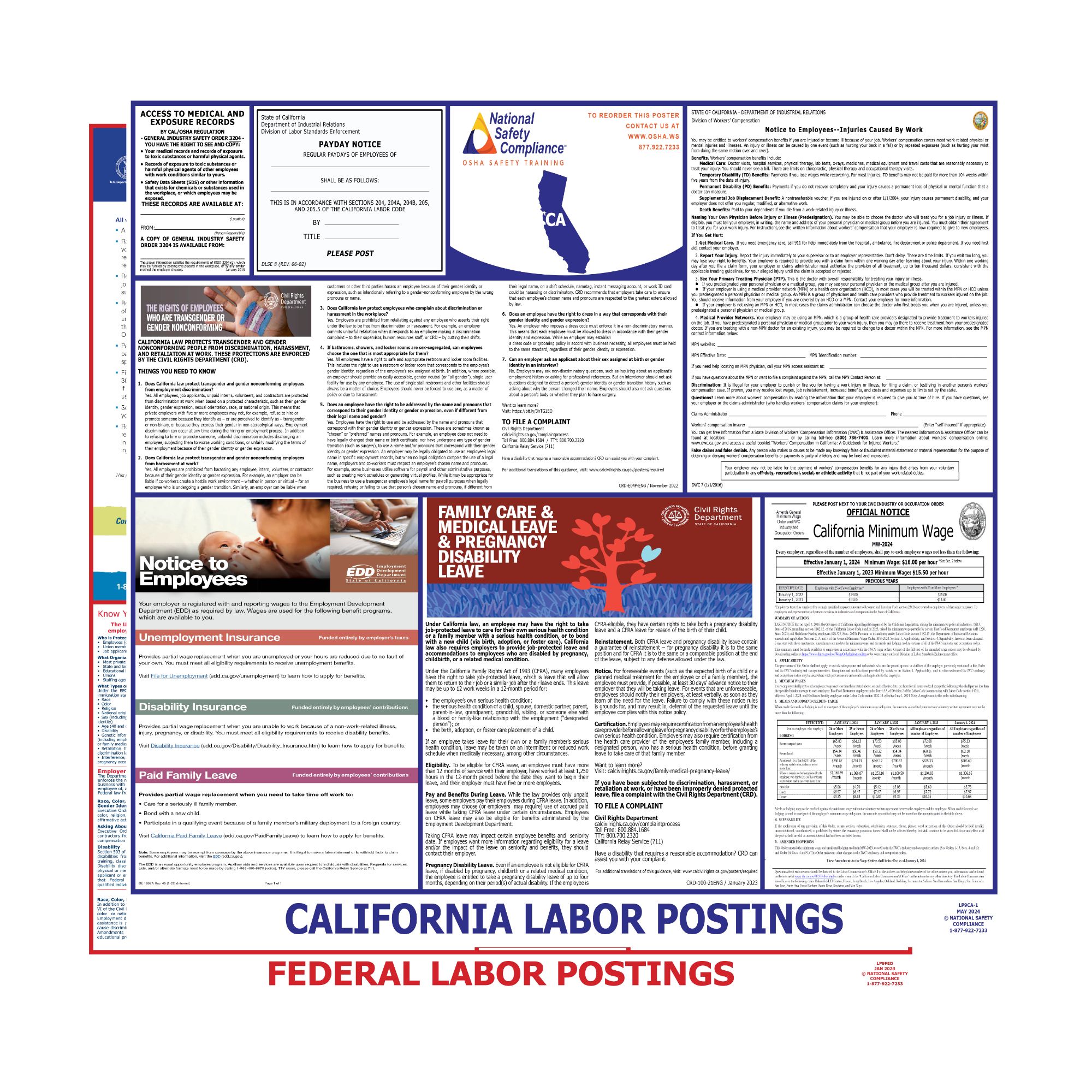 2025 California State & Federal Posters