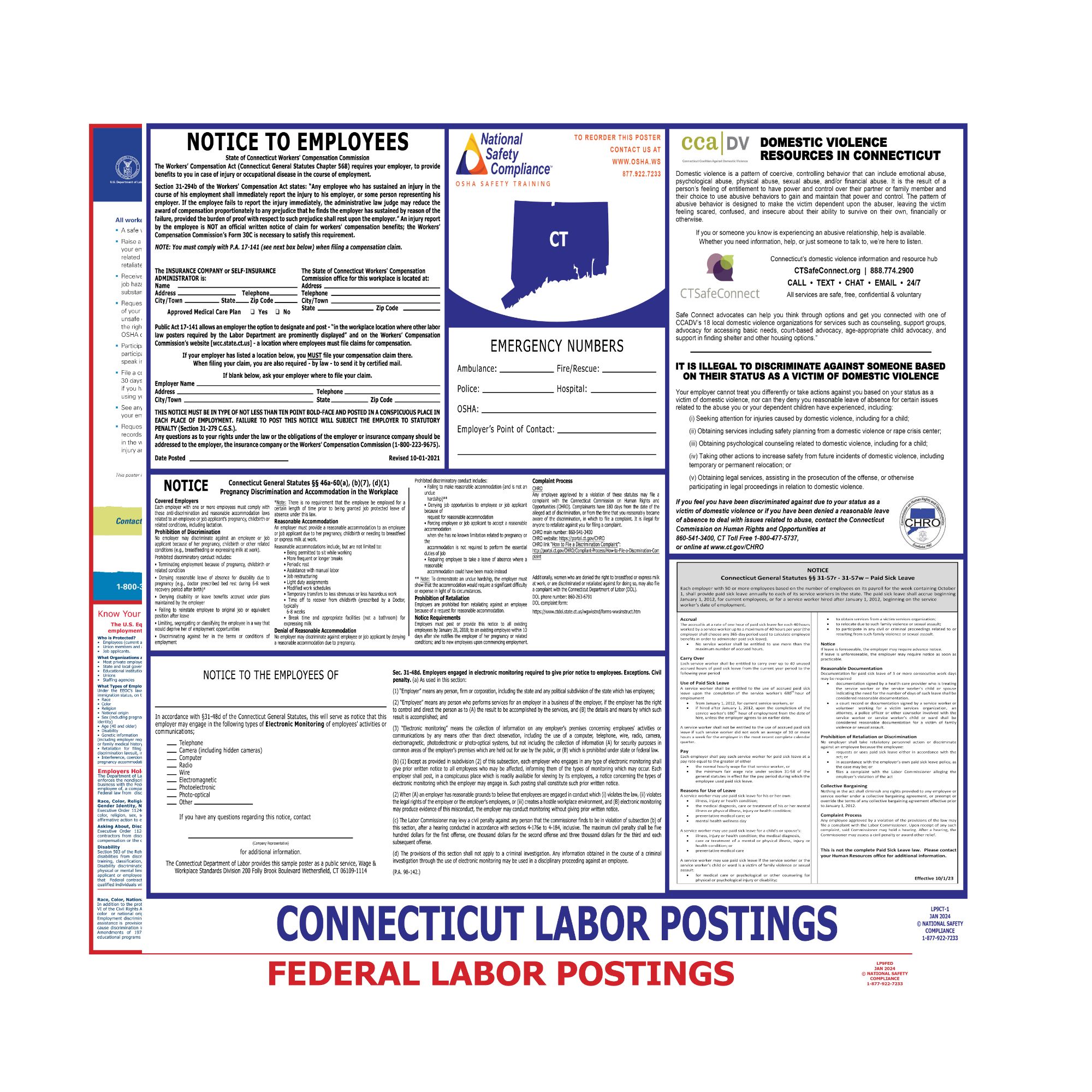 2025 Connecticut State & Federal Posters