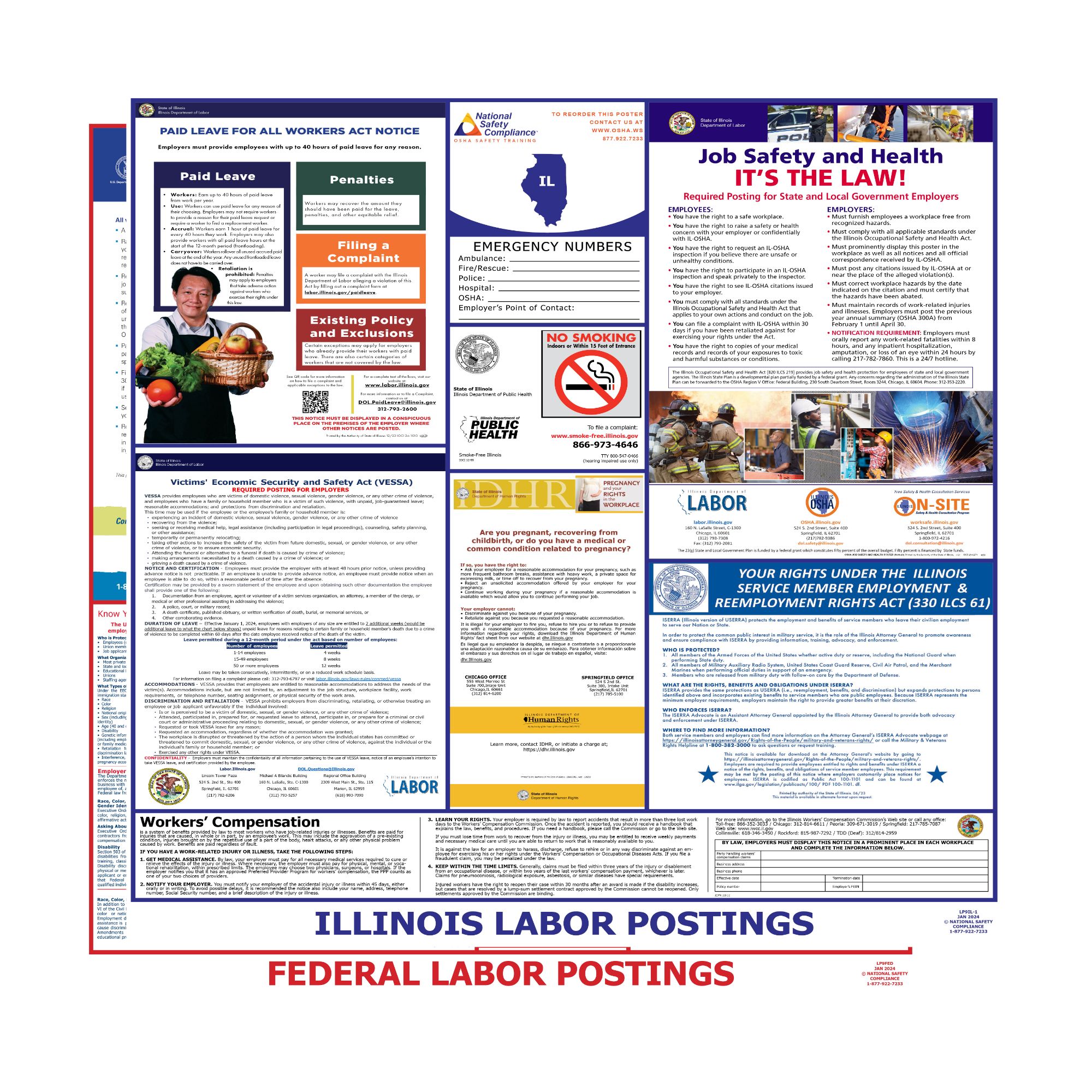 2025 Illinois State & Federal Posters