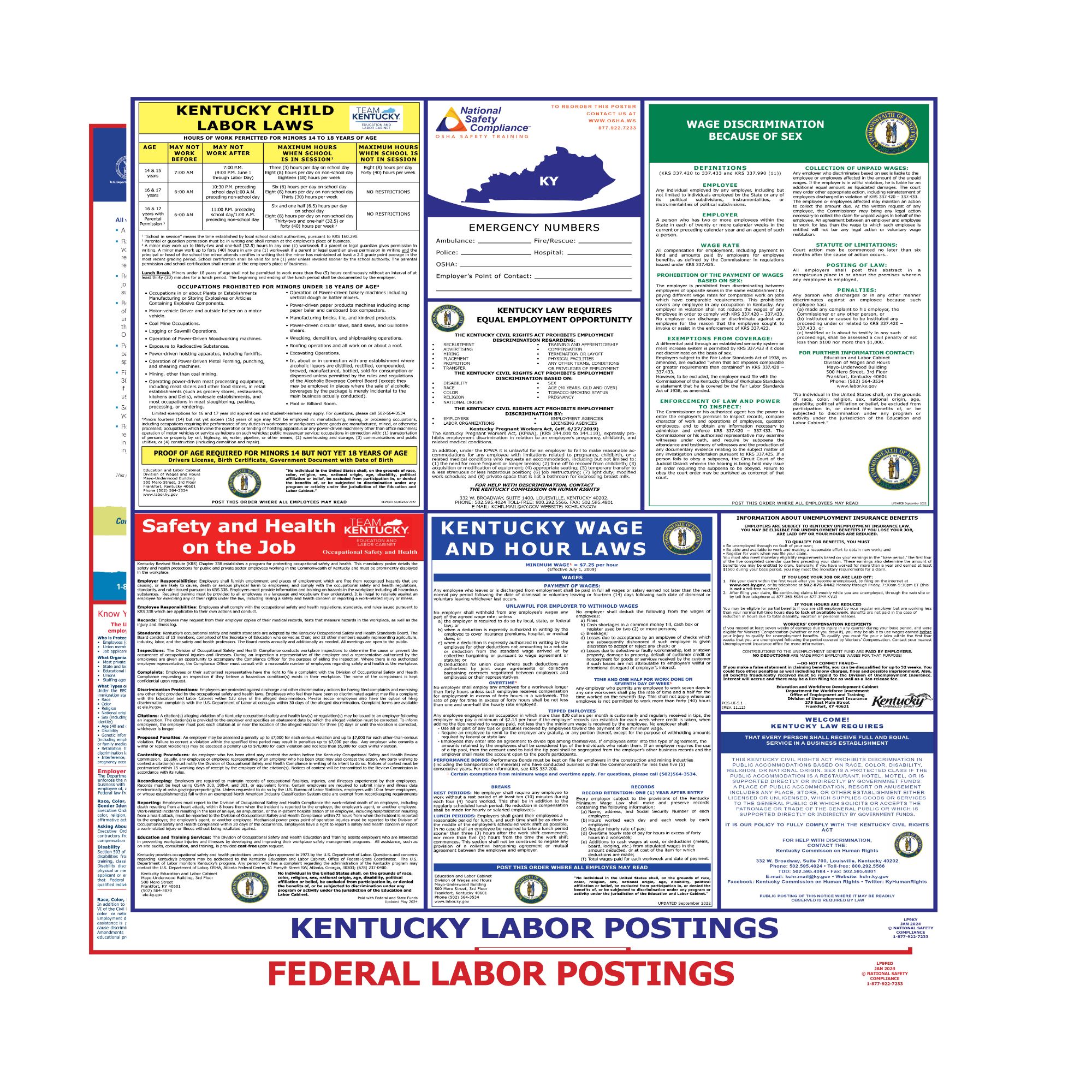 2025 Kentucky State & Federal Posters