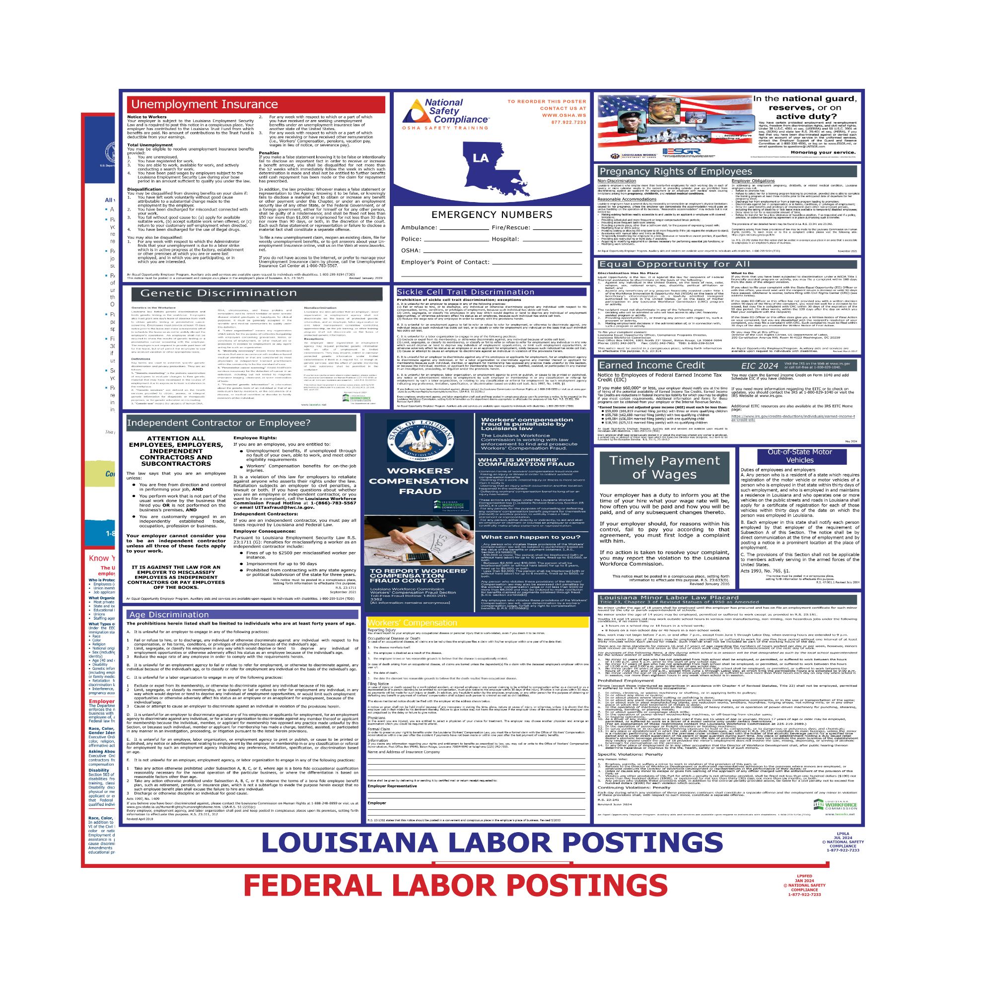 2025 Louisiana State & Federal Posters