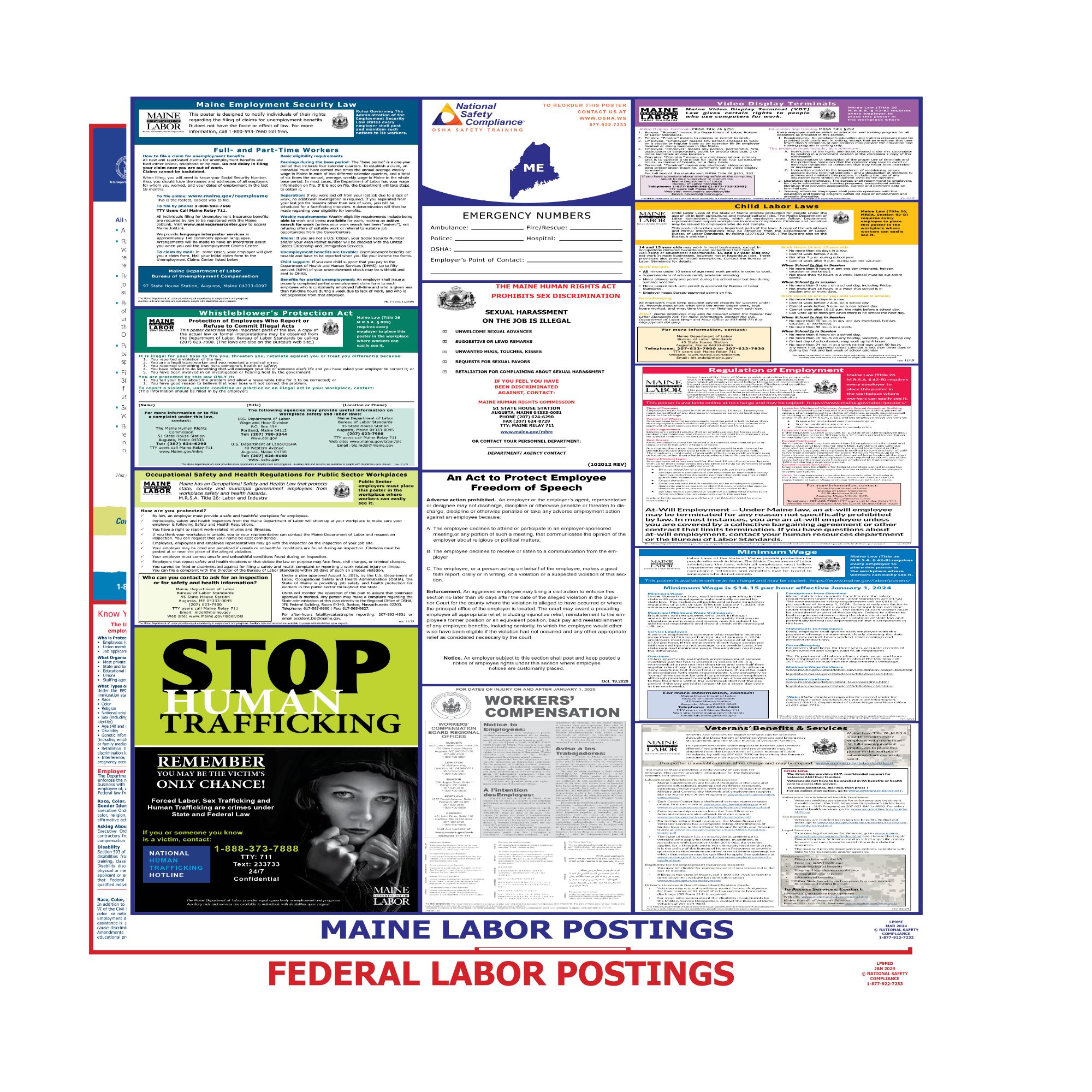 2025 Maine State & Federal Posters