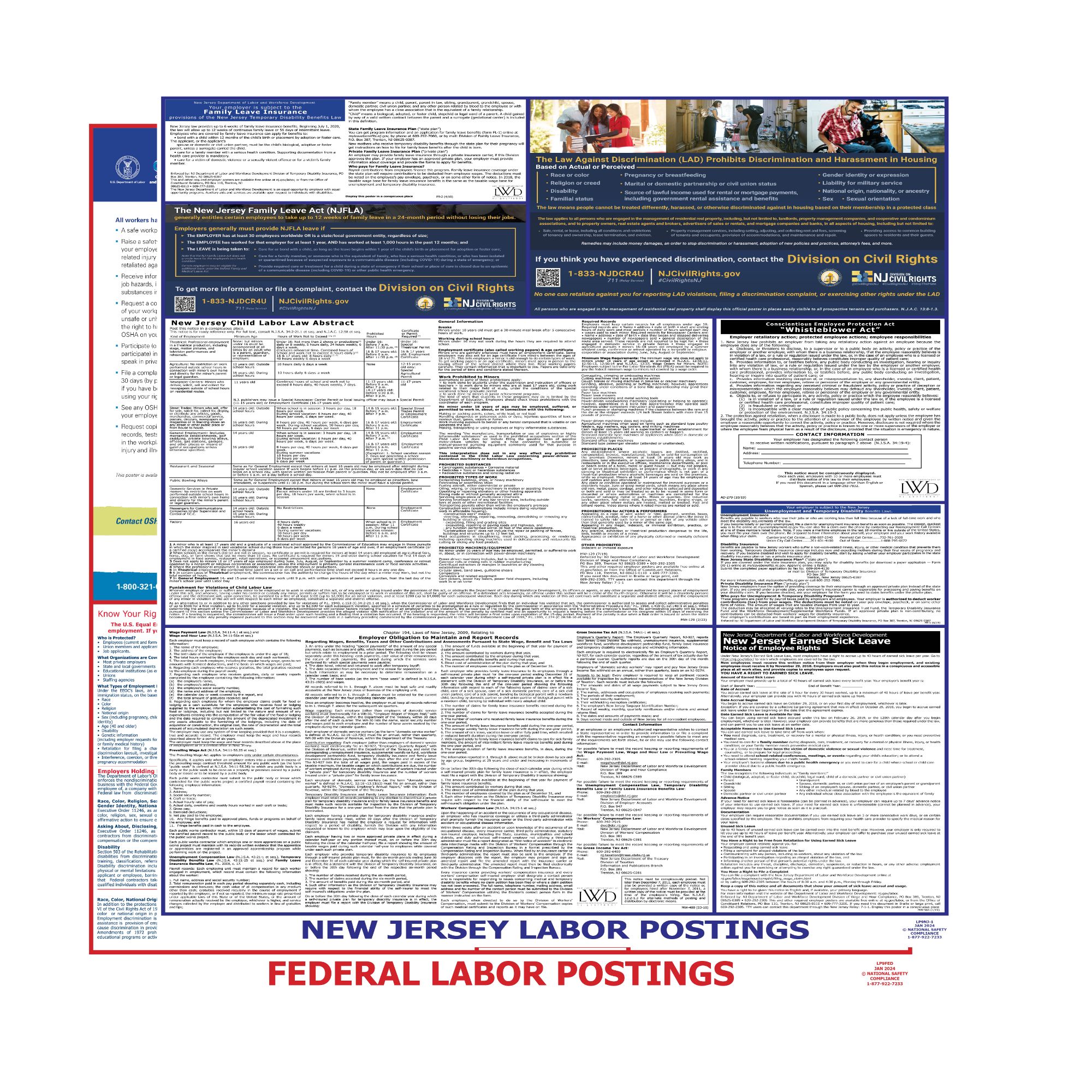 2025 New Jersey State & Federal Posters