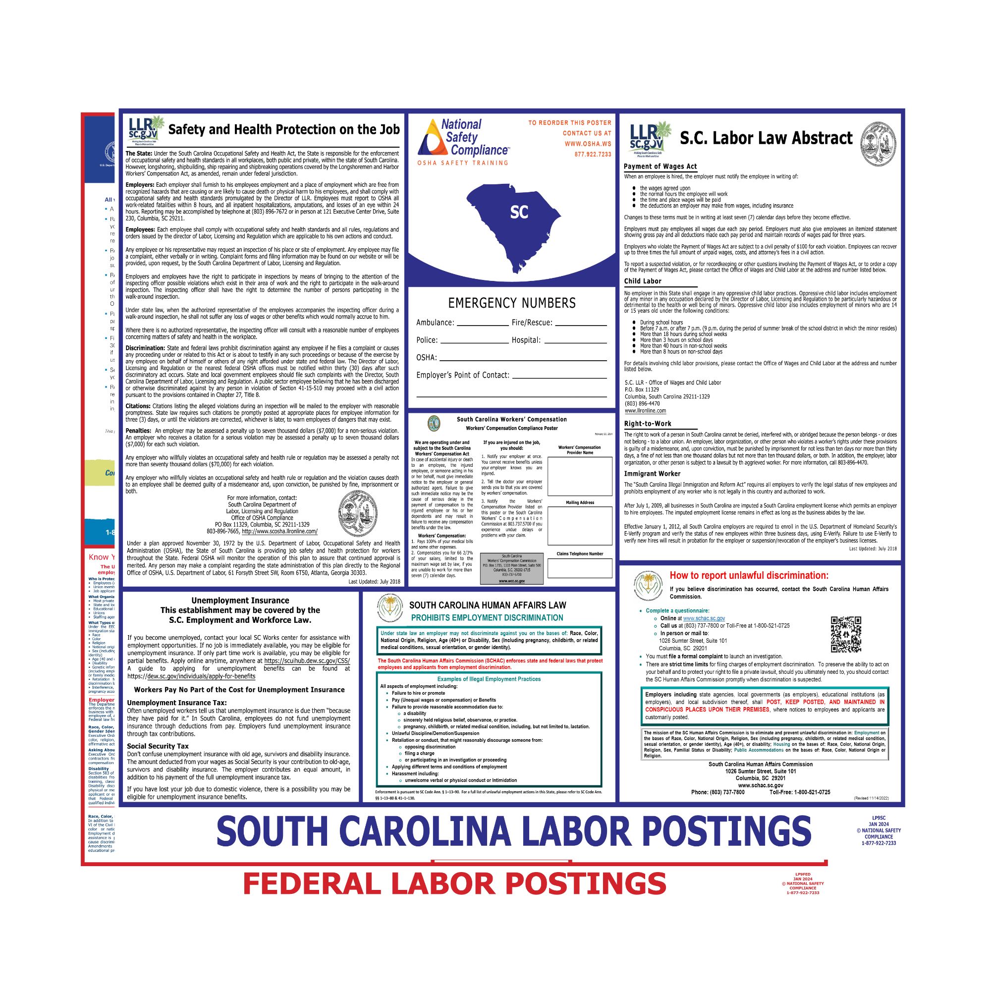 2025 South Carolina State & Federal Posters